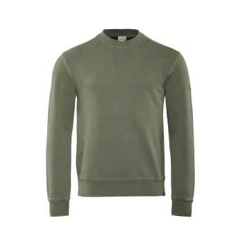 Sweat-shirt "RONNY" 100% coton bio, vert, GOTS et VEGAN