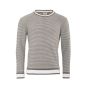 Pull " RAOUL" coton bio et lin bio, gris, GOTS et VEGAN