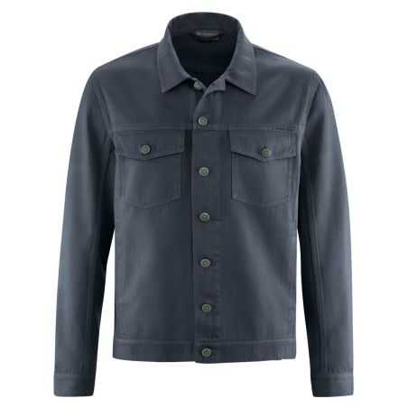 Veste homme en jean style classique bleu denim