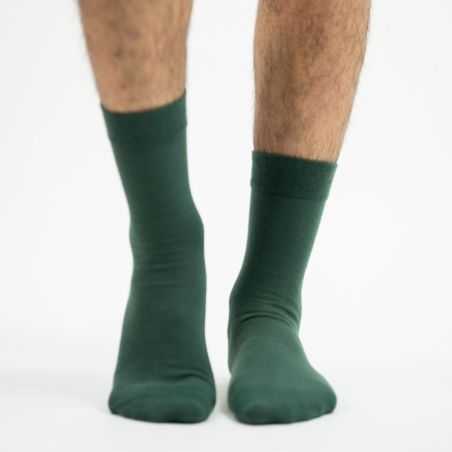  Chaussettes vert sapin 1