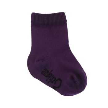 Chaussettes bio enfants violet