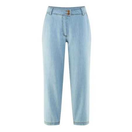 Jean baggy confortable pour femme en chanvre et coton bio