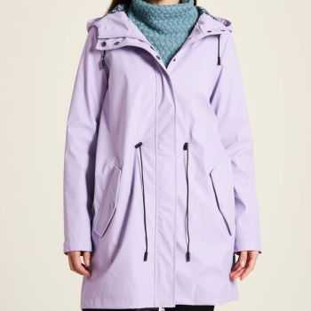 Veste de pluie violet écoresponsable doublée