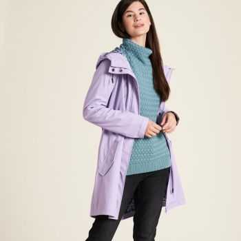 Veste de pluie écoresponsable doublée, violet