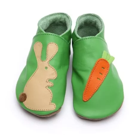 CHAUSSONS CUIR SOUPLE STARCHILD rabbit