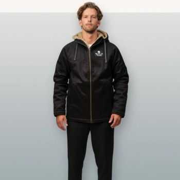 Veste pour homme noir en chanvre, Sea Shepherd