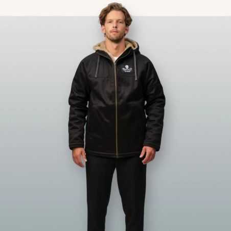 Veste pour homme noir en chanvre, Sea Shepherd