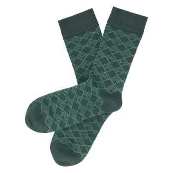 Chaussettes unisexes en coton bio - vert pine