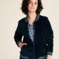 Veste élégante pour femme en coton - velours - bleu marine