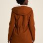 Veste courte femme caramel coton biologique et polyester recyclé