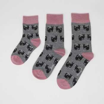 Coffret de4 paires de chaussettes pour enfant en coton biologique et bambou 3