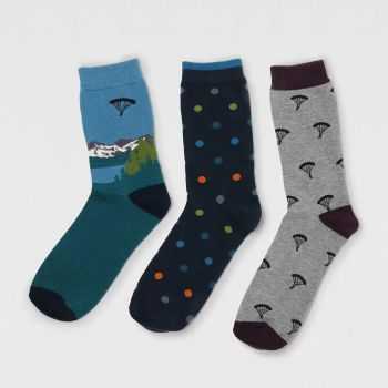 Chaussettes bambou et coton bio Montagne