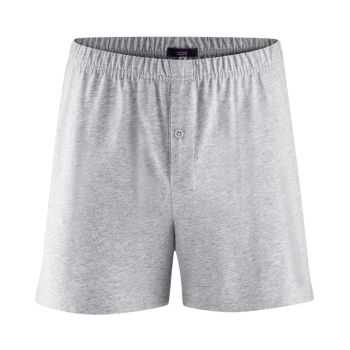 Boxer en 100% coton bio, gris, BEN 4