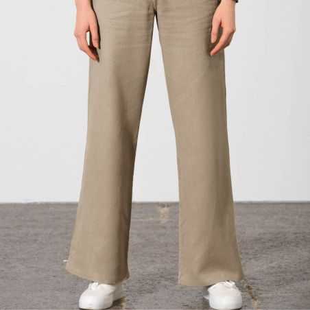 Pantalon Palazzo Femme Chanvre