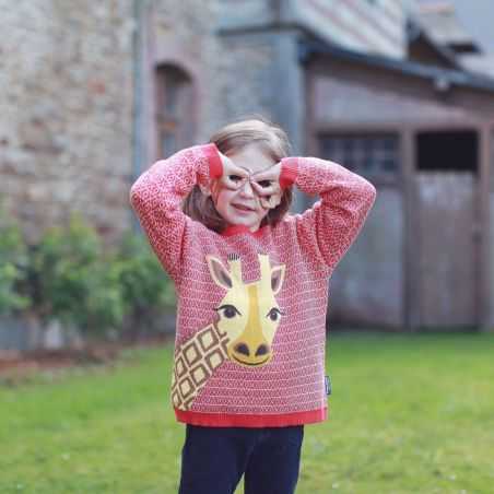 Pull Tricot Enfant Girafe 1