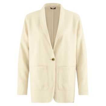 Blazer bio chanvre, mode éthique femme