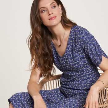 Robe EcoVero bleue 1