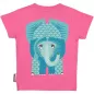 T-shirt coton bio rose Éléphant
