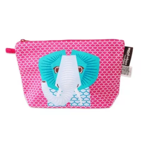 Trousse rose éléphant