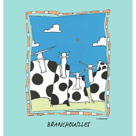 Tee-shirt bio Vache Les branchouilles