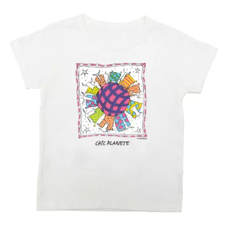 Tee-shirt bio blanc Chic Planete