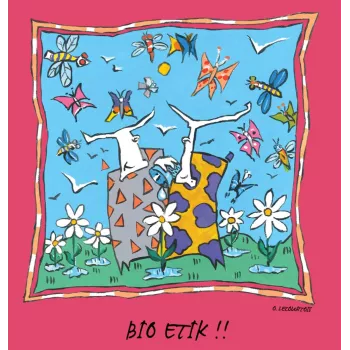 Tee-shirt coton bio rose Bio Etik !!