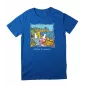 Tee-shirt bleu coton bio îles Chausey