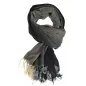 Cheche foulard noir et nuances de gris