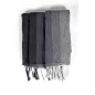 Cheche foulard noir et nuances de gris