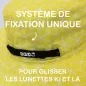 Chapeau jaune et imprimé Cubik sun anti-UV