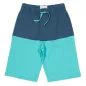 Short garçon coton bio bleu turquoise