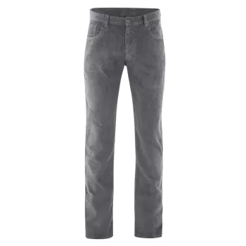 Pantalon bio 5 poches gris foncé stone