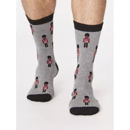 Chaussettes originales bambou et coton bio  et polyester recyclé gardiens à londres