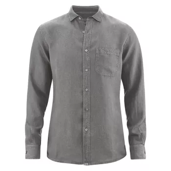 Chemise 100% chanvre taupe