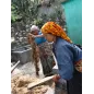 Gant de massage en chanvre provenant de l'Himalaya