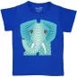 T-shirt coton bio bleu Éléphant