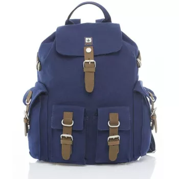 Grand sac a dos bleu Pure chanvre