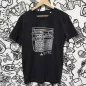 Tee shirt chanvre et coton bio noir Musique vintage