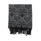 Foulard  boheme noir et gris