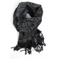 Foulard  boheme noir et gris