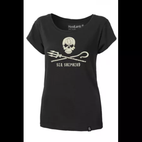 Tee shirt gris femme Sea Shepherd