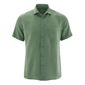 Chemise bio manches courtes weed