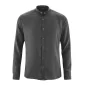 Chemise bio manches longues col mao