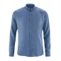 Chemise bio manches longues col mao