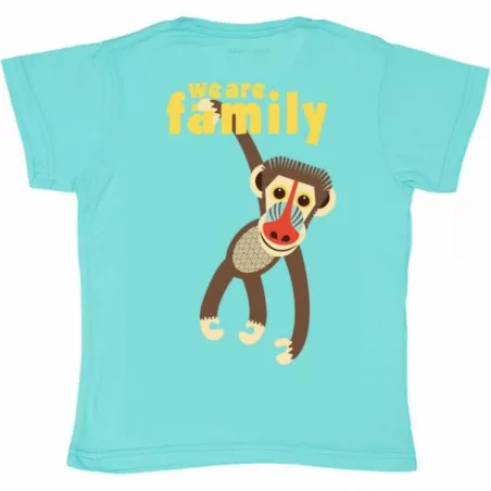 T-shirt coton bio mandrill