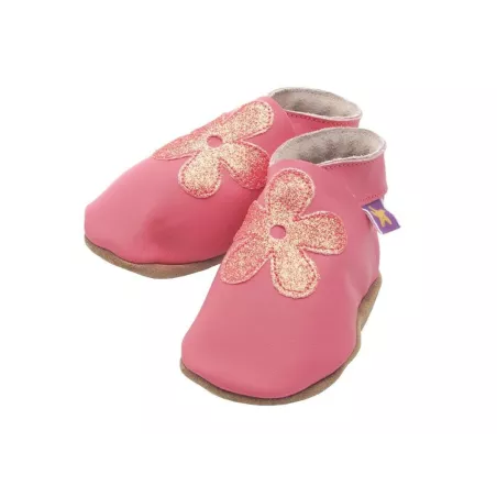 Chaussons Starchild Blossom pink glitter