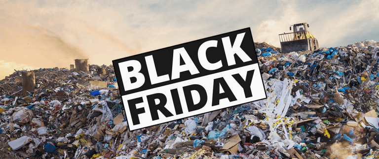 Décharge avec le logo Black Friday